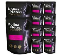 Dolina Noteci Premium Grain-Free Cat Food with Turkey Breast Fillet, 10 x 85g Pouches