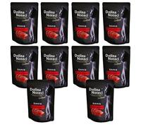Dolina Noteci Premium Grain-Free Wet Cat Food Variety Pack, Complete & Balanced Meals for Adult Cats and Kittens, With Salmon Oil, Taurine, Vitamins & Minerals, Sterilised, Beef 10x85g