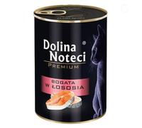 Dolina Noteci Premium Moist & Juicy Wholesome Grain-Free Cat Food - Natural Meat Recipes Enriched with Vitamins & Minerals for Happy, Healthy Cats! (Salmon, 400g)
