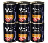 Dolina Noteci Premium Moist & Juicy Wholesome Grain-Free Cat Food - Natural Meat Recipes Enriched with Vitamins & Minerals for Happy, Healthy Cats! (Duck, 6x400g)