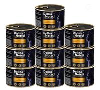 Dolina Noteci Premium Moist & Juicy Wholesome Grain-Free Cat Food - Natural Meat Recipes Enriched with Vitamins & Minerals for Happy, Healthy Cats! (Chicken Breast Fillet, 10x185g)