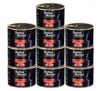 Dolina Noteci Premium Moist & Juicy Wholesome Grain-Free Cat Food - Natural Meat Recipes Enriched with Vitamins & Minerals for Happy, Healthy Cats! (Veal, 10x185g)