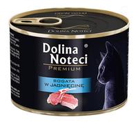 Dolina Noteci Premium Moist & Juicy Wholesome Grain-Free Cat Food - Natural Meat Recipes Enriched with Vitamins & Minerals for Happy, Healthy Cats! (Lamb, 185g)