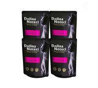 Dolina Noteci Premium Moist & Juicy Wholesome Grain-Free Cat Food - Natural Meat Recipes Enriched with Vitamins & Minerals for Happy, Healthy Cats! (Turkey Breast Fillet, 4x85g)