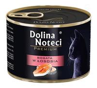 Dolina Noteci Premium Moist & Juicy Wholesome Grain-Free Cat Food - Natural Meat Recipes Enriched with Vitamins & Minerals for Happy, Healthy Cats! (Salmon, 185g)
