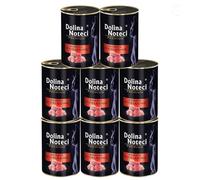 Dolina Noteci Premium Moist & Juicy Wholesome Grain-Free Cat Food - Natural Meat Recipes Enriched with Vitamins & Minerals for Happy, Healthy Cats! (Veal, 8x400g)