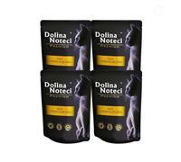 Dolina Noteci Premium Moist & Juicy Wholesome Grain-Free Cat Food - Natural Meat Recipes Enriched with Vitamins & Minerals for Happy, Healthy Cats! (Chicken Breast Fillet, 4x85g)
