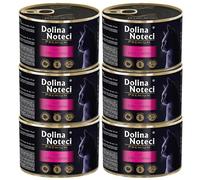 Dolina Noteci Premium Moist & Juicy Wholesome Grain-Free Cat Food - Natural Meat Recipes Enriched with Vitamins & Minerals for Happy, Healthy Cats! (Turkey Breast Fillet, 6x185g)