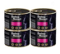 Dolina Noteci Premium Moist & Juicy Wholesome Grain-Free Cat Food - Natural Meat Recipes Enriched with Vitamins & Minerals for Happy, Healthy Cats! (Turkey Breast Fillet, 4x185g)