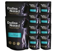 Dolina Noteci Premium Moist & Juicy Wholesome Grain-Free Cat Food - Natural Meat Recipes Enriched with Vitamins & Minerals for Happy, Healthy Cats! (Tuna Fillet, 10x85g)