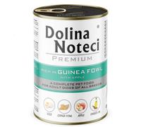 Dolina Noteci Premium Nutritious Wet Dog Food, Healthy Essential Nutrients & Unsaturated Fatty Acids, Gluten-Free, No Artificial Flavours - For Your Pup’s Happiness! (Guinea Fowl With Apple, 400g)