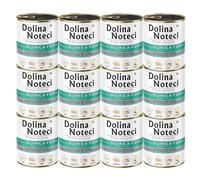 Dolina Noteci Premium Nutritious Wet Dog Food, Healthy Essential Nutrients & Unsaturated Fatty Acids, Gluten-Free, No Artificial Flavours - For Your Pup’s Happiness! (Guinea Fowl With Apple, 12x800g)