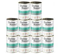 Dolina Noteci Premium Nutritious Wet Dog Food, Healthy Essential Nutrients & Unsaturated Fatty Acids, Gluten-Free, No Artificial Flavours - For Your Pup’s Happiness! (Guinea Fowl With Apple, 10x400g)