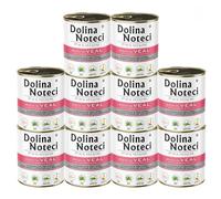 Dolina Noteci Premium Nutritious Wet Dog Food, Healthy Essential Nutrients & Unsaturated Fatty Acids, Gluten-Free, No Artificial Flavours - For Your Pup’s Happiness! (Veal With Green Peas, 10x800g)
