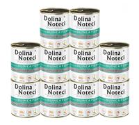 Dolina Noteci Premium Nutritious Wet Dog Food, Healthy Essential Nutrients & Unsaturated Fatty Acids, Gluten-Free, No Artificial Flavours - For Your Pup’s Happiness! (Guinea Fowl With Apple, 10x800g)