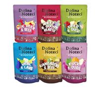 Dolina Noteci Premium SUPERFOOD Grain-Free Wet Dog Food for All Breeds - Natural Recipes, Tailored Nutrition, Unique Meats & Functional Supplements, No Additives (Mix, 6x300g)