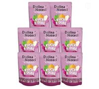 Dolina Noteci Premium SUPERFOOD Grain-Free Wet Dog Food for All Breeds - Natural Recipes, Tailored Nutrition, Unique Meats & Functional Supplements, No Additives (Duck & Quail, 8x300g)