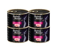 Dolina Noteci Premium Turkey Junior Wet Cat Food For Kittens 185G - Balanced Nutritious Meal For Healthy Growth And Vitality X4