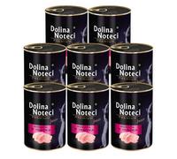 Dolina Noteci Premium Turkey Junior Wet Cat Food For Kittens 400G - Balanced Nutritious Meal For Healthy Growth And Vitality X8