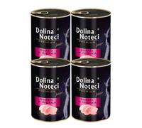Dolina Noteci Premium Turkey Junior Wet Cat Food For Kittens, Nutritious Grain-Free Recipe, Healthy Growth Formula, 400G X4
