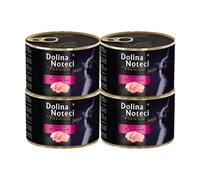 Dolina Noteci Premium Turkey Junior Wet Cat Food For Kittens, Nutritious Grain-Free Recipe, Healthy Growth Formula, 185G X4