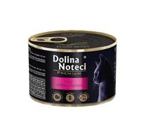 Dolina Noteci Premium - Wet Cat Food 185g Tins - High Meat Complete Nutrition with Taurine, Vitamins & Minerals, Digestive Support, Skin & Coat Care (Turkey Fillet, 6 x 185g)