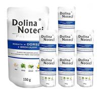 Dolina Noteci Premium Wet Dog Food, Cod with Broccoli, Gluten-Free (8x150g)