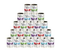 Dolina Noteci Premium Wet Dog Food - Grain-Free Mixed Flavours - No Poultry and Fish - Natural Complete Meals for All Breeds - High Meat Content - Multipack Cans (Flavour mix, 24x400g)