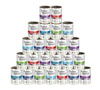 Dolina Noteci Premium Wet Dog Food - Grain-Free Mixed Flavours - No Poultry - Natural Complete Meals for All Breeds - High Meat Content - Multipack Cans (Flavour mix, 24x400g)