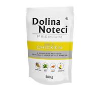 Dolina Noteci PREMIUM Wet Dog Food Variety Pack, Complete & Balanced Gluten-Free Meat-Rich Recipes, Omega-3 EPA & DHA, Digestive, Skin & Coat Support, No Artificial Colours Chicken, 500g