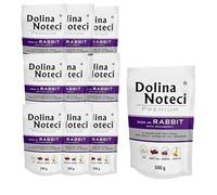 Dolina Noteci PREMIUM Wet Dog Food Variety Pack, Complete & Balanced Gluten-Free Meat-Rich Recipes, Omega-3 EPA & DHA, Digestive, Skin & Coat Support, No Artificial Colours Rabbit&Cranberry, 10x500g
