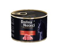 Dolina Noteci Wet Cat Food for Adults Veal Complete Recipe Without Grain 185g Can