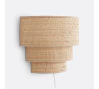 Dolkie Raffia Triple Level Wall Light Natural