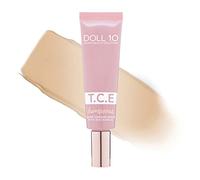 'Doll 10 TCE Luminous Super Coverage Serum with Niacinamide - Full Coverage Tinted Foundation Makeup (Medium)