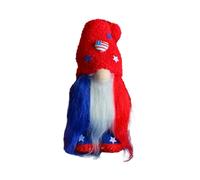 Doll Bed 43 cm Doll Independence Day Hat, Faceless Old Man, Doll, Standing Posture, Beard, Old Man, Doll Bed 43 cm Doll (A, One Size)
