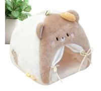 Doll Bed - Decorative Miniature Furniture Bed Tent Charming Element Soft Atmosphere Support Role Play Suitable Girls Children Bedroom Living Room Home Plush Toys Fantasy I