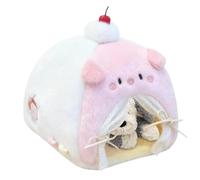 Doll Bed - Decorative Miniature Furniture Bed Tent for Accessory Children's Style Imaginary Creation Ideal Girls Children Bedroom Living Room Home Plush Toys Play Game