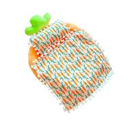 Doll Bed Set for 11.5" Dolls - Yellow Quilt Mattress & Pillow, Lightweight Comfort Sleeping Bed for Figures & Toys- M Orange