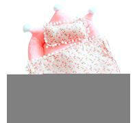 Doll Bedding Accessories - Mini Bedroom Toy Furniture Set, dollhousee Role Play Decor | Kids Play Accessories for Boys Girls Collectors Children Son Daughter, Cute Mattress Blanket Pillow Bundle