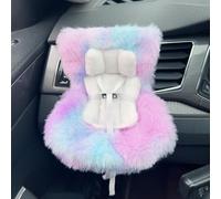 Doll Car Seat for 10-17cm Dolls with Air Vent Clip and Desktop Stand,Includes Seat Leg for Desktop Display (Cotton Candy Sky Ombre )