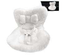 Doll Car Seat with Soft Plush Cushion, Vehicle Decoration Tool with Adjustable Three-Point Belt, Ventilation Clip and Fragrance Plate, Car Seat for 17 cm Dolls, for Anime Collectors and Fans
