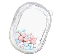 Doll Carrying Bag: Portable Display Case, Storage Bag for Small Figures, Thick Protective Organizer | Multifunctional Figures and Dolls for Travel to the Park, Toys Col, transparent, Consulte la