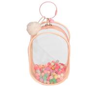 Doll Carrying Case - Portable Small Doll Pouch for Figure Storage,Thick Clear Figure Display Bag for Figures and Dolls for Park, Stationery, Cosmetic