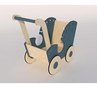 Doll Carts DOCY Every ride with these carts is like a step on a journey to creative play. (Blue)