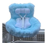 Doll Chair Miniature Car Air - Conditioning Seat Plush Holder, Soft Character Cushion | Dashboard Companion Seat, Universals Vent Mount Toy, Cozy Road Travel Decorative Stool, Family Road Trip Comfort
