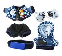 Doll Clothes Accessories Set, Handmade Fashion Outfit Pack, Toy Dress Up Collection for Pretend Play, Stylish Dollwear Pieces, for Kids, Girls, Boys, Collectors, Display, Imaginative, Creative
