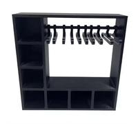 Doll Clothes Closet/Wardrobe Large Plus 10 Hangers, Doll Accessories Display Box, Clothes Storage for Figures,Mini Hangers Wardrobe Furniture Accessories for Dollhouse Baby Clothes Supplies