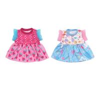 Doll Clothes Dress for 10-12 Inch 25-30cm Baby Dolls, 6-pack Soft Doll Outfits (Not Include Doll)