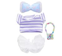 Doll Clothes For labub,2025 New 17cm Dolls Outfit Set,Adorable Dolls Clothes Accessories Fashion High-End Luxury