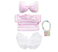Doll Clothes For labub,2025 New 17cm Dolls Outfit Set,Adorable Dolls Clothes Accessories Fashion Luxury High-End